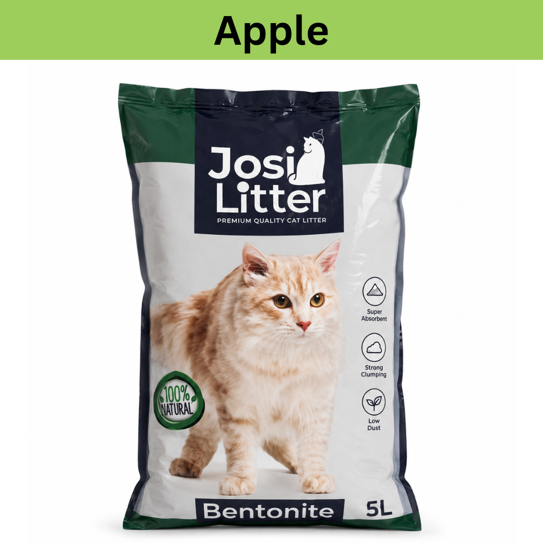 Josi Bentonite Cat Litter – 5L Apple