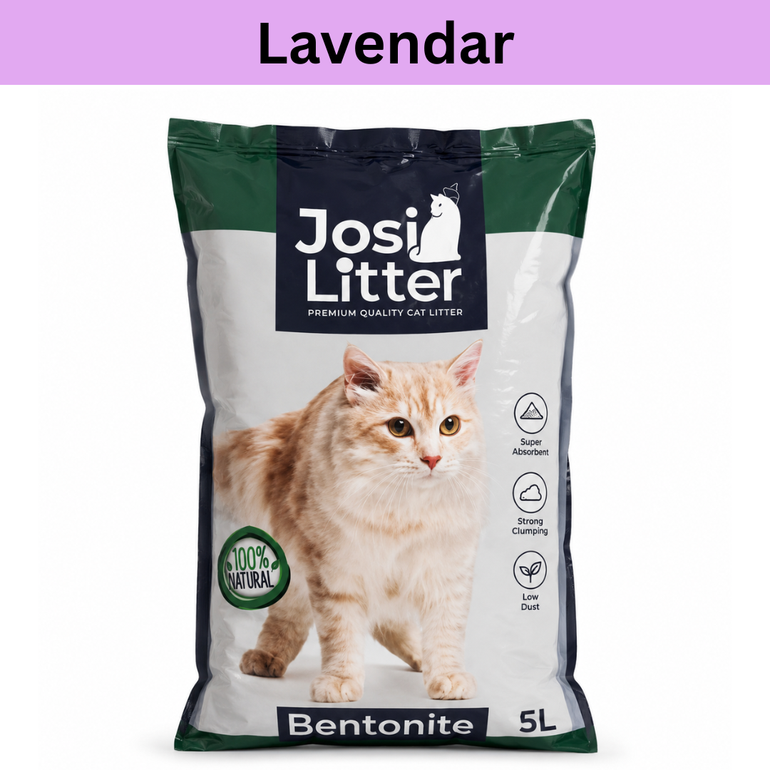 Josi Bentonite Cat Litter – 5L Lavender