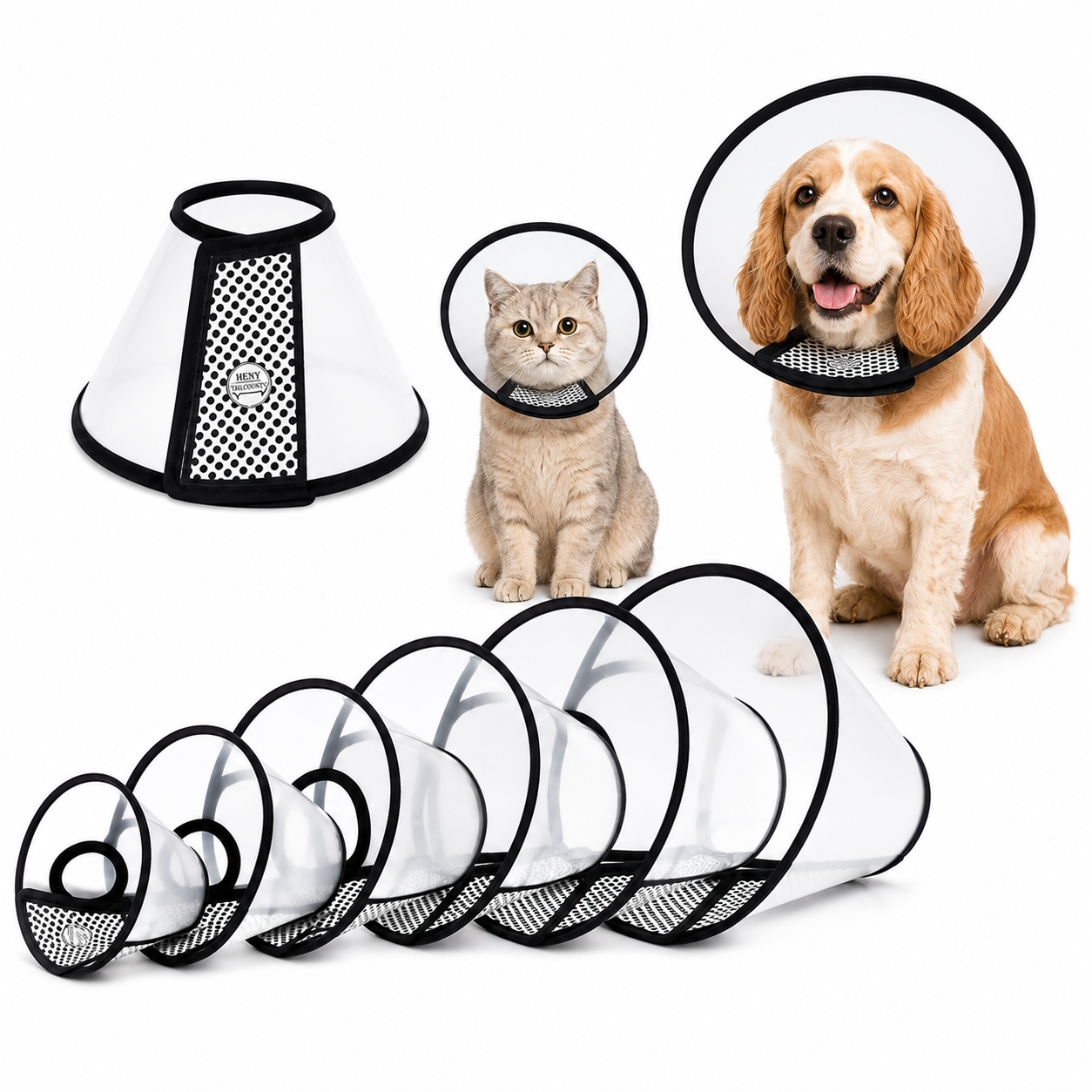 E-Collar for Cats and Dogs - 7 Sizes