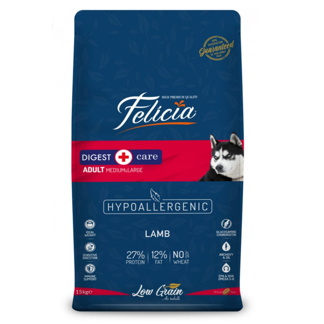 Felicia Digest Care Dog Food - Lamb - 3kg