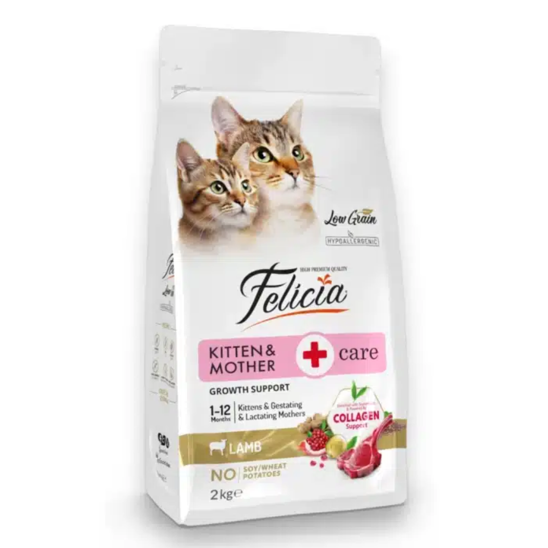 Felicia Kitten and Mother Care Cat Food - Lamb - 3kg