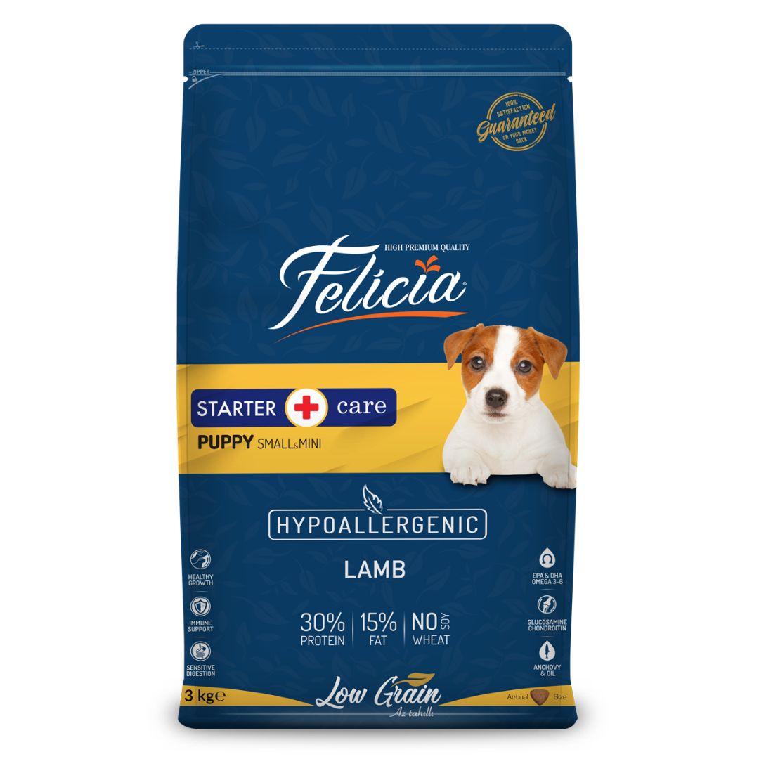 Felicia Starter Care Puppy Food - Lamb - 3kg
