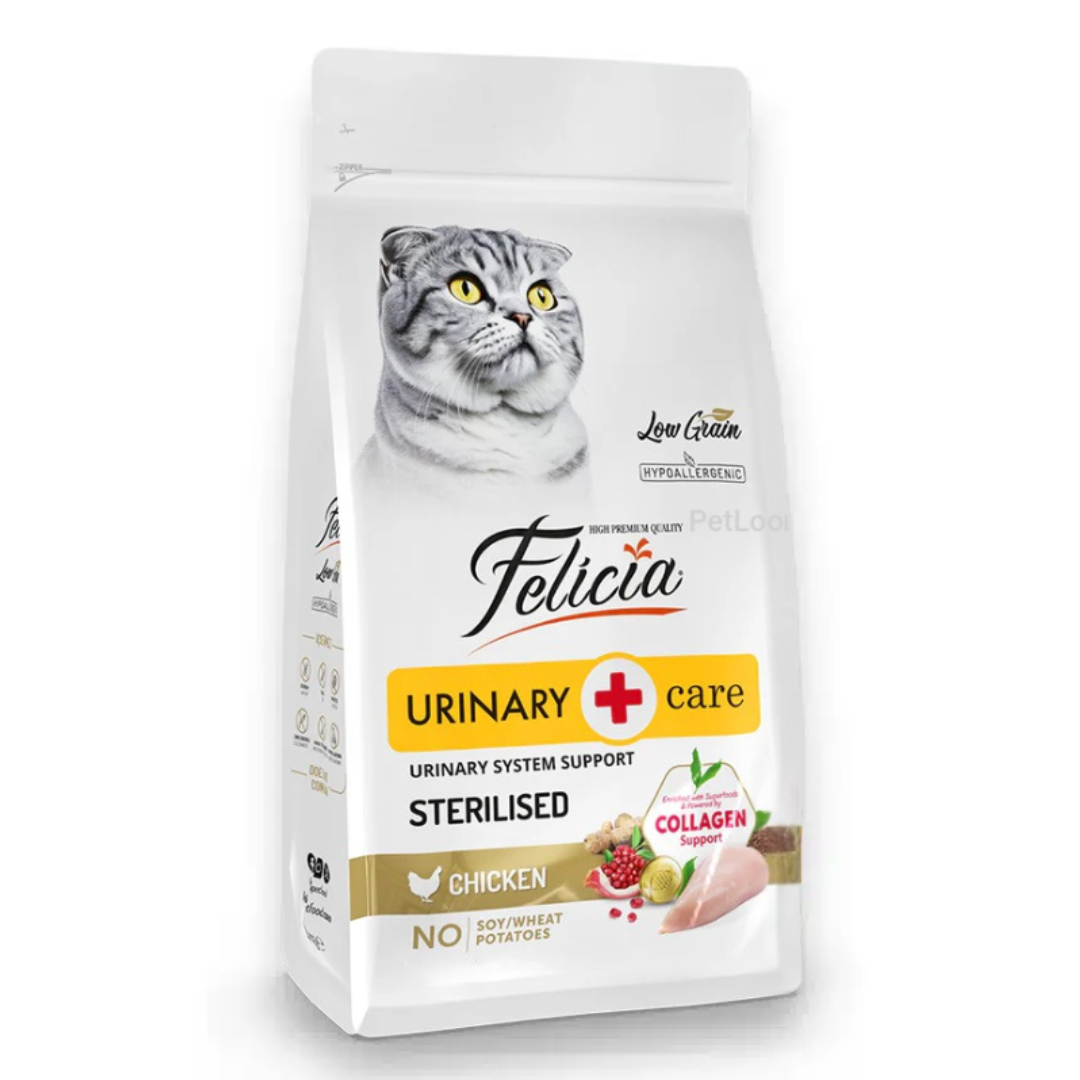 Felicia Urinary Care Sterilised Adult Cat Food - Chicken - 3kg