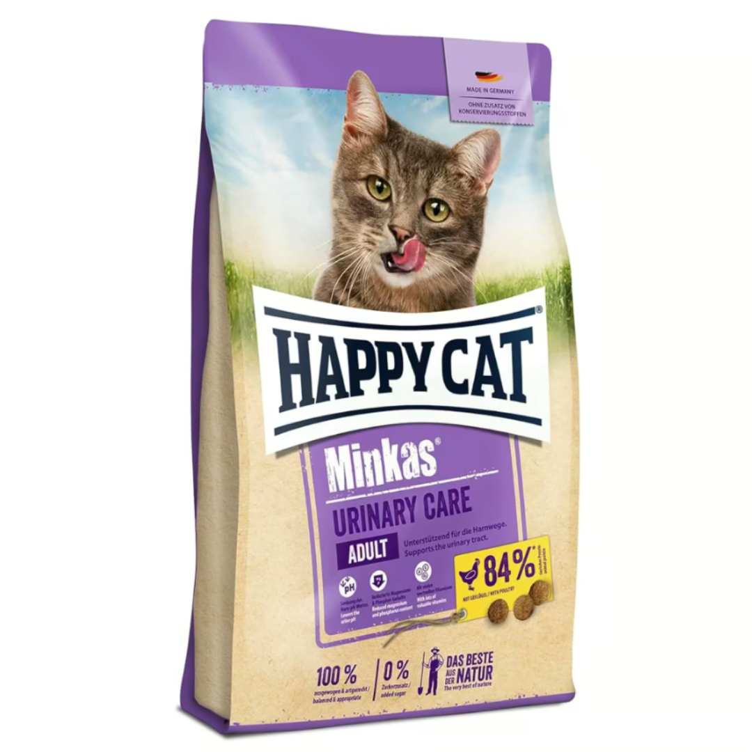 Happy Cat Adult Minkas Urinary Care Dry Cat Food - 1.5kg