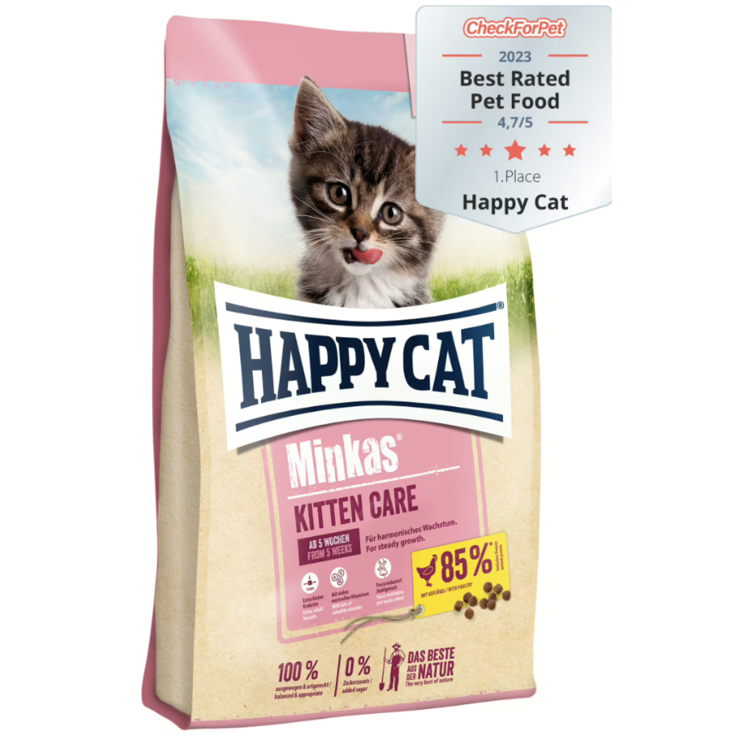 Happy Cat Minkas Kitten Care Dry Cat Food - 1.5kg