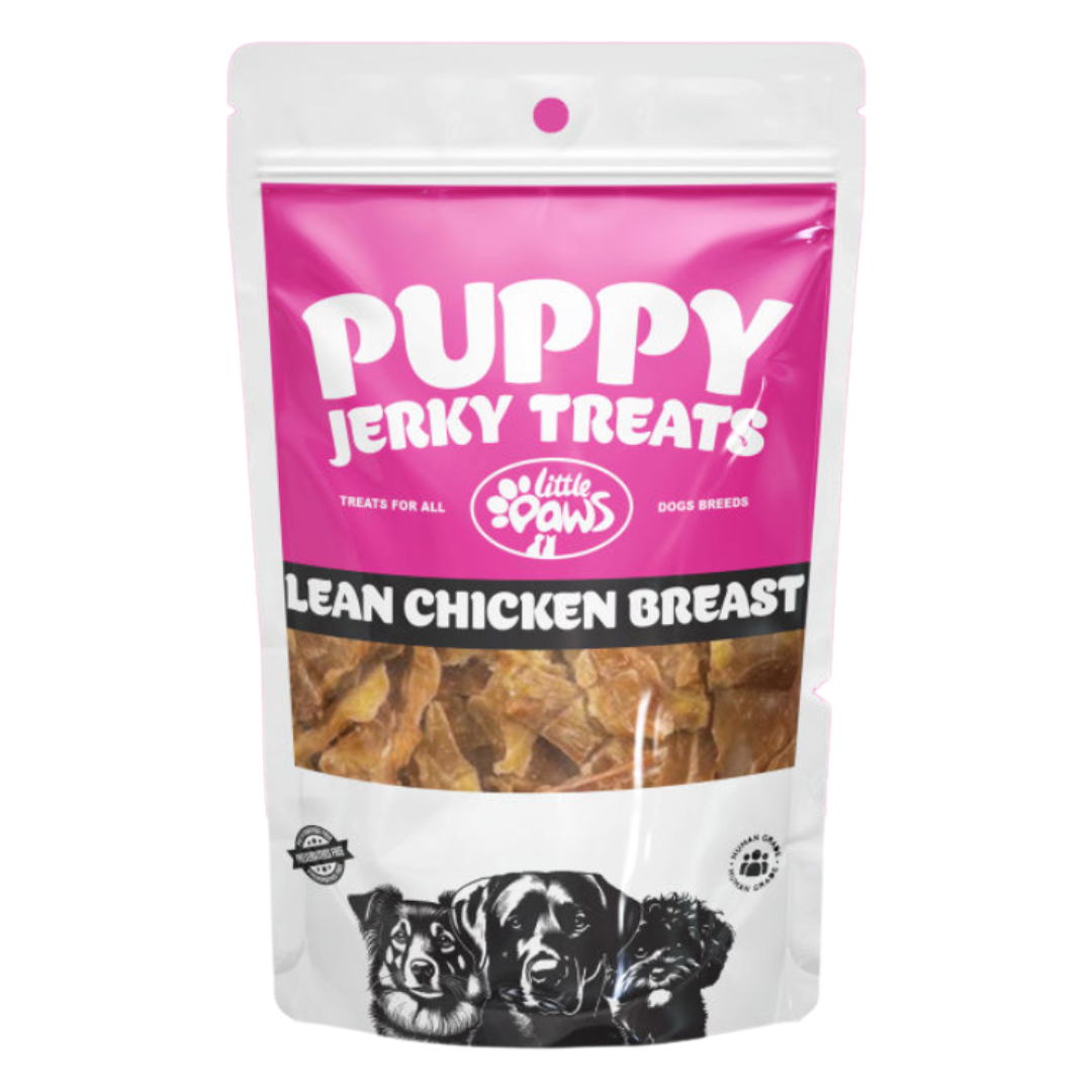Little Paws Puppy Jerky - Lean Chicken Breast Dog Treats - 70g