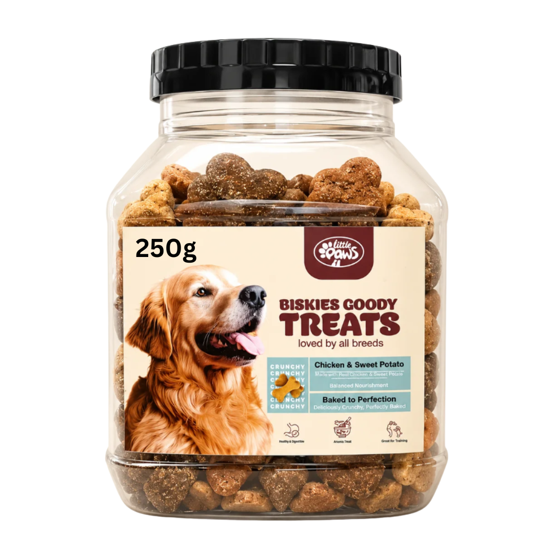 Little Paws Biskies Goodie Treats Jar - 250g