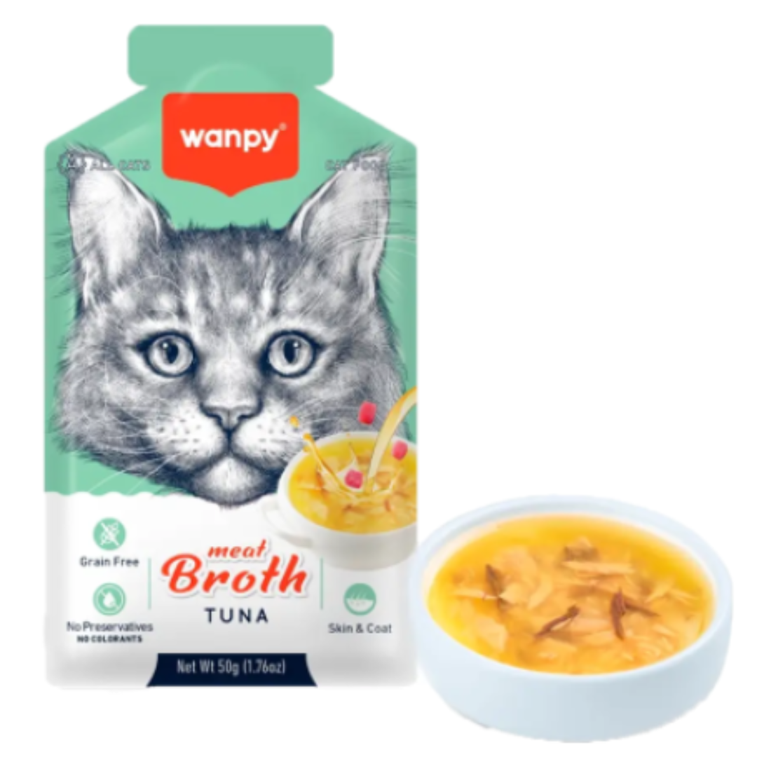 Wanpy Adult Cat Soup Meat Broth - 50g